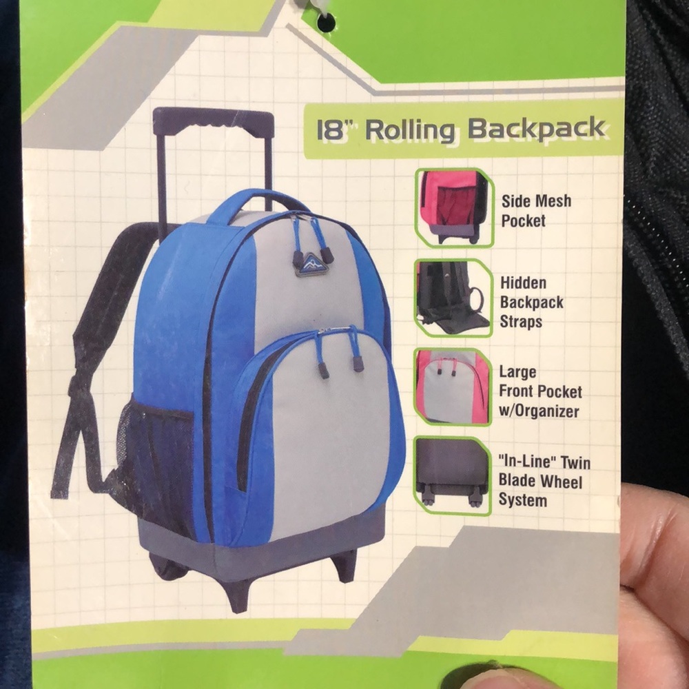 Rolling Backpack - Picture 4 of 10